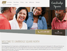 Tablet Screenshot of cambridgesquarenorth.com